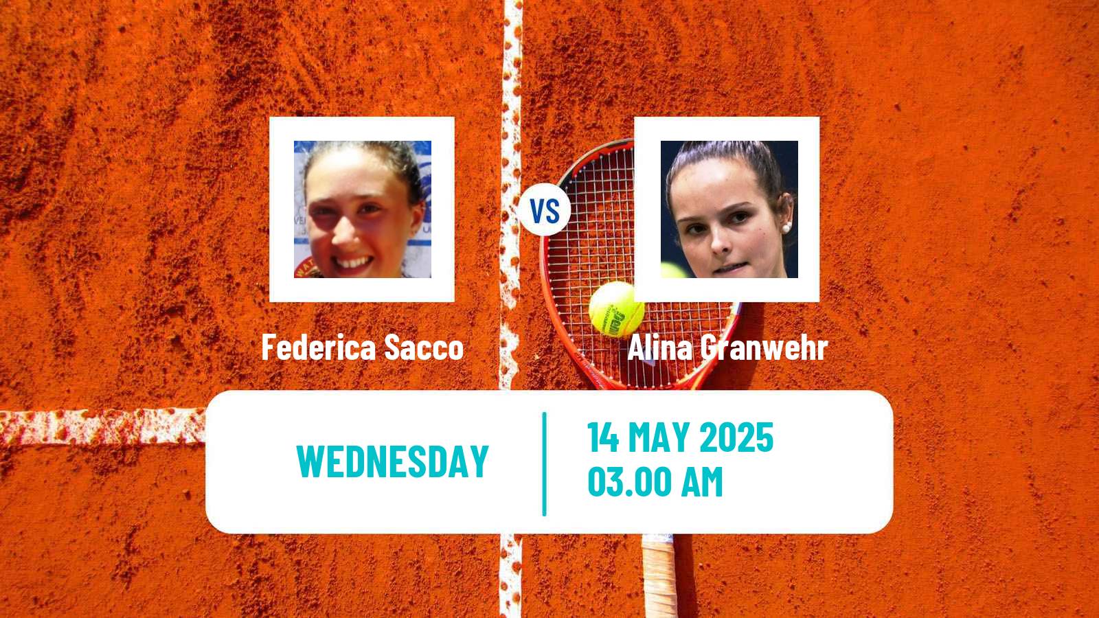 Tennis ITF W15 Kursumlijska Banja 4 Women Federica Sacco - Alina Granwehr