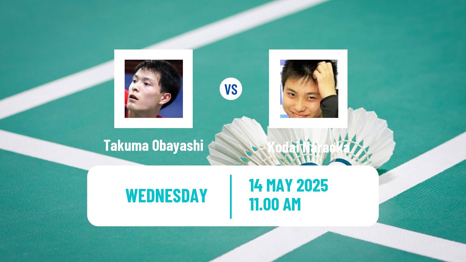 Badminton BWF World Tour Thailand Open Men Takuma Obayashi - Kodai Naraoka