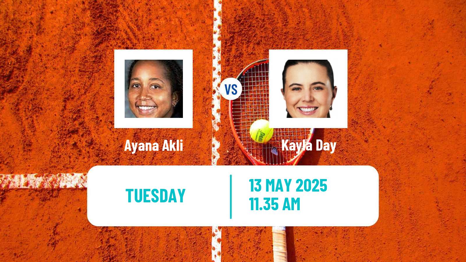 Tennis ITF W35 Bethany Beach De Women Ayana Akli - Kayla Day