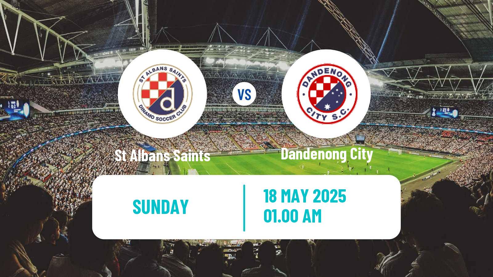 Football Australian NPL Victoria St Albans Saints - Dandenong City