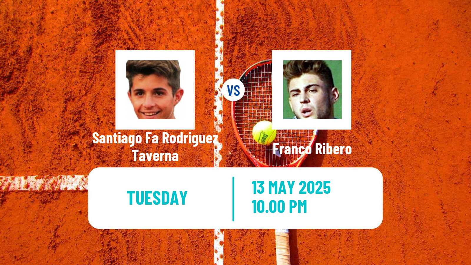 Tennis ITF M25 Xalapa Men Santiago Fa Rodriguez Taverna - Franco Ribero