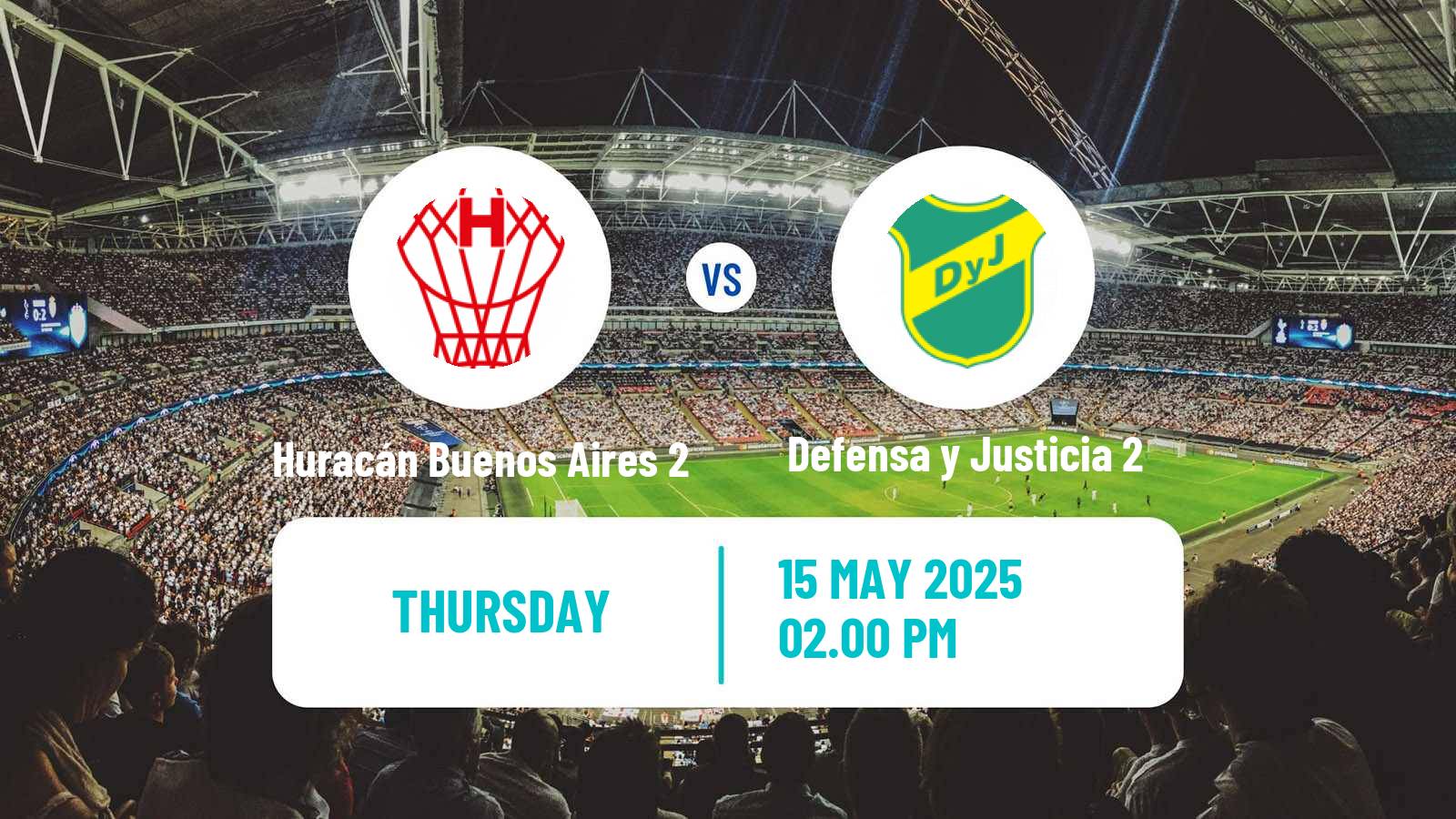 Soccer Argentinian Reserve League Huracán Buenos Aires 2 - Defensa y Justicia 2