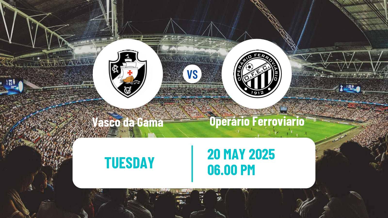 Soccer Copa do Brasil Vasco da Gama - Operário Ferroviario