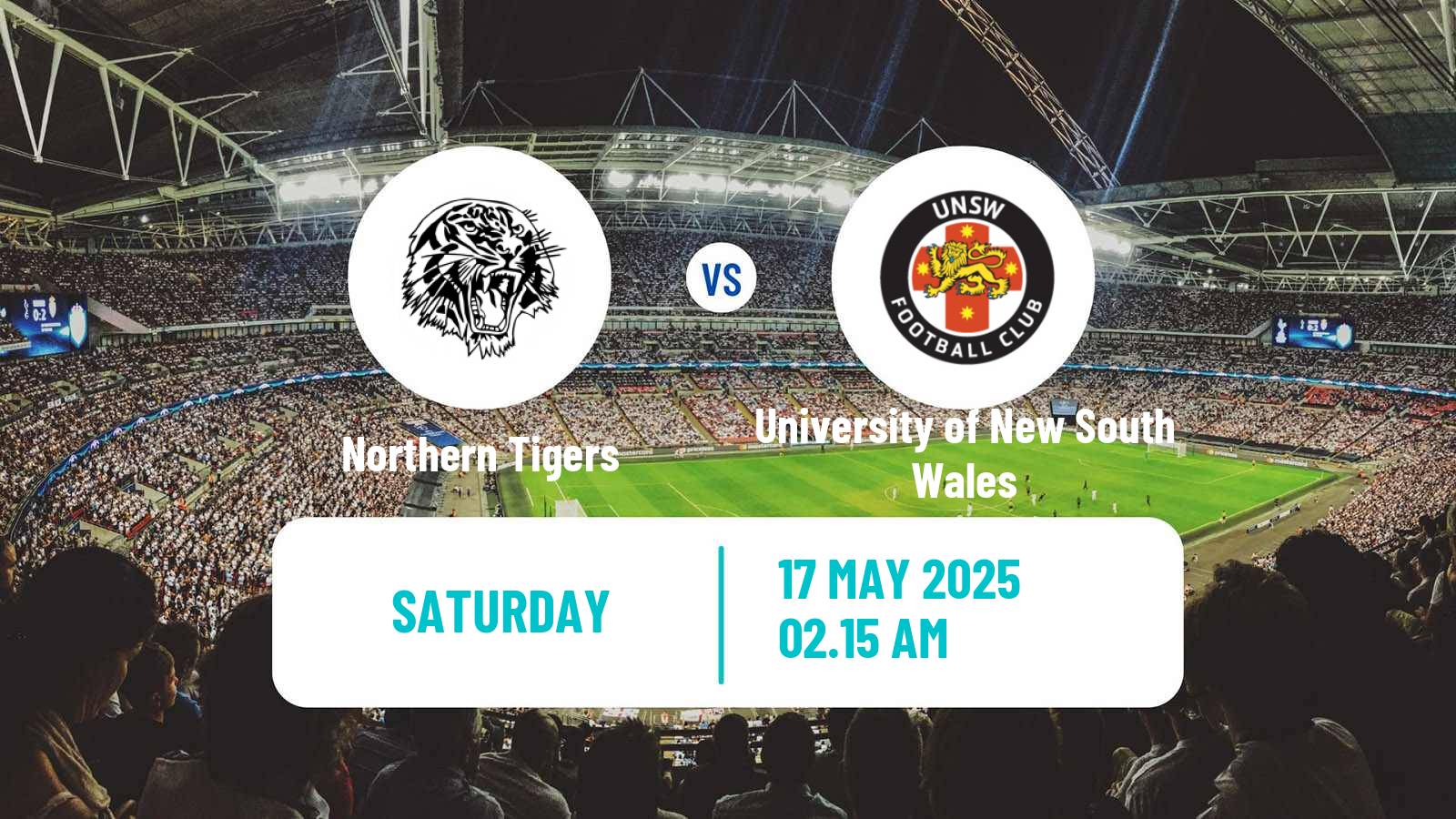 Football Australian NSW League One Northern Tigers - University of New South Wales