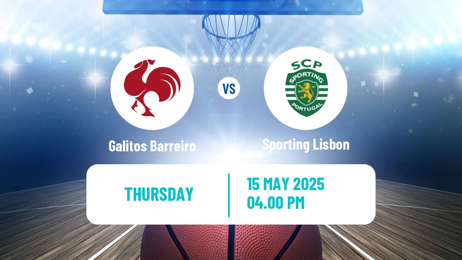 Basketball Portuguese LPB Galitos Barreiro - Sporting Lisbon