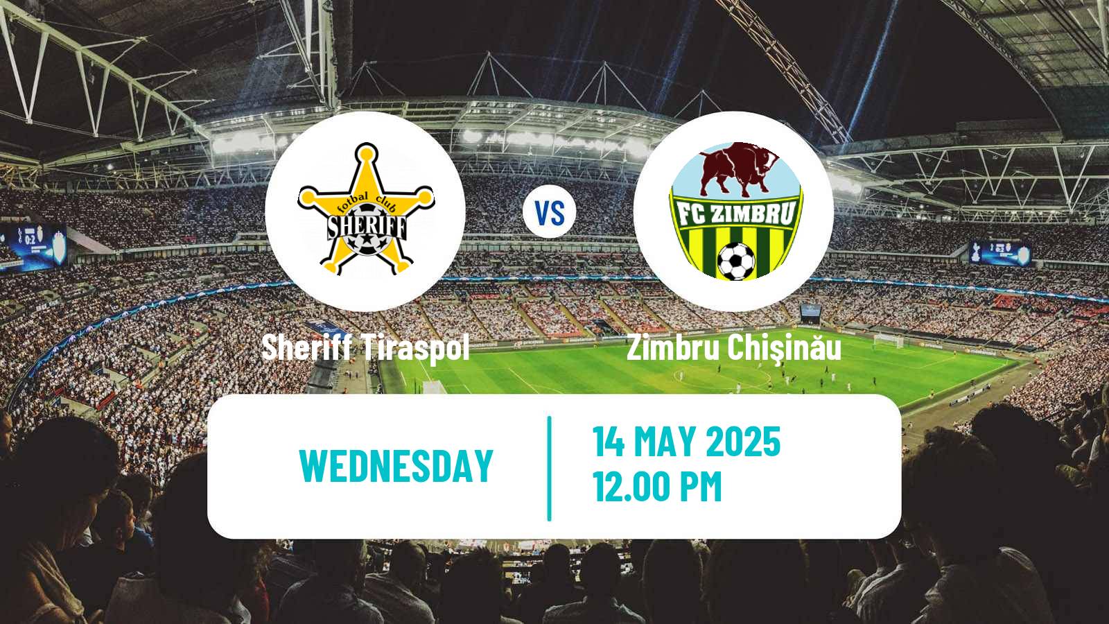 Soccer Moldovan Cup Sheriff Tiraspol - Zimbru Chişinău