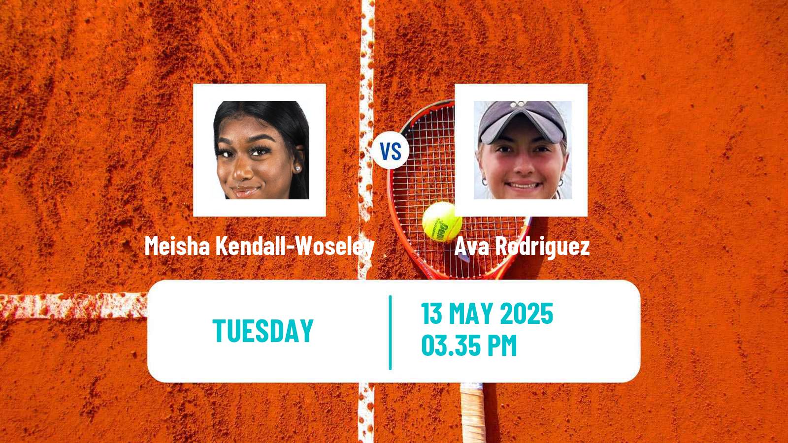 Tennis ITF W15 Orlando Fl Women Meisha Kendall-Woseley - Ava Rodriguez