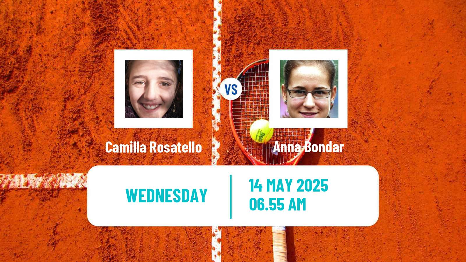 Tennis Parma Challenger Women Camilla Rosatello - Anna Bondar