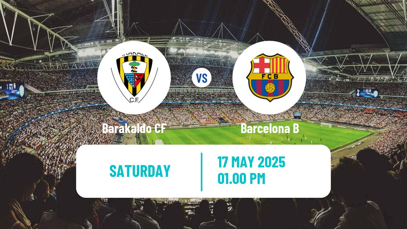 Soccer Spanish Primera RFEF Group 1 Barakaldo - Barcelona B