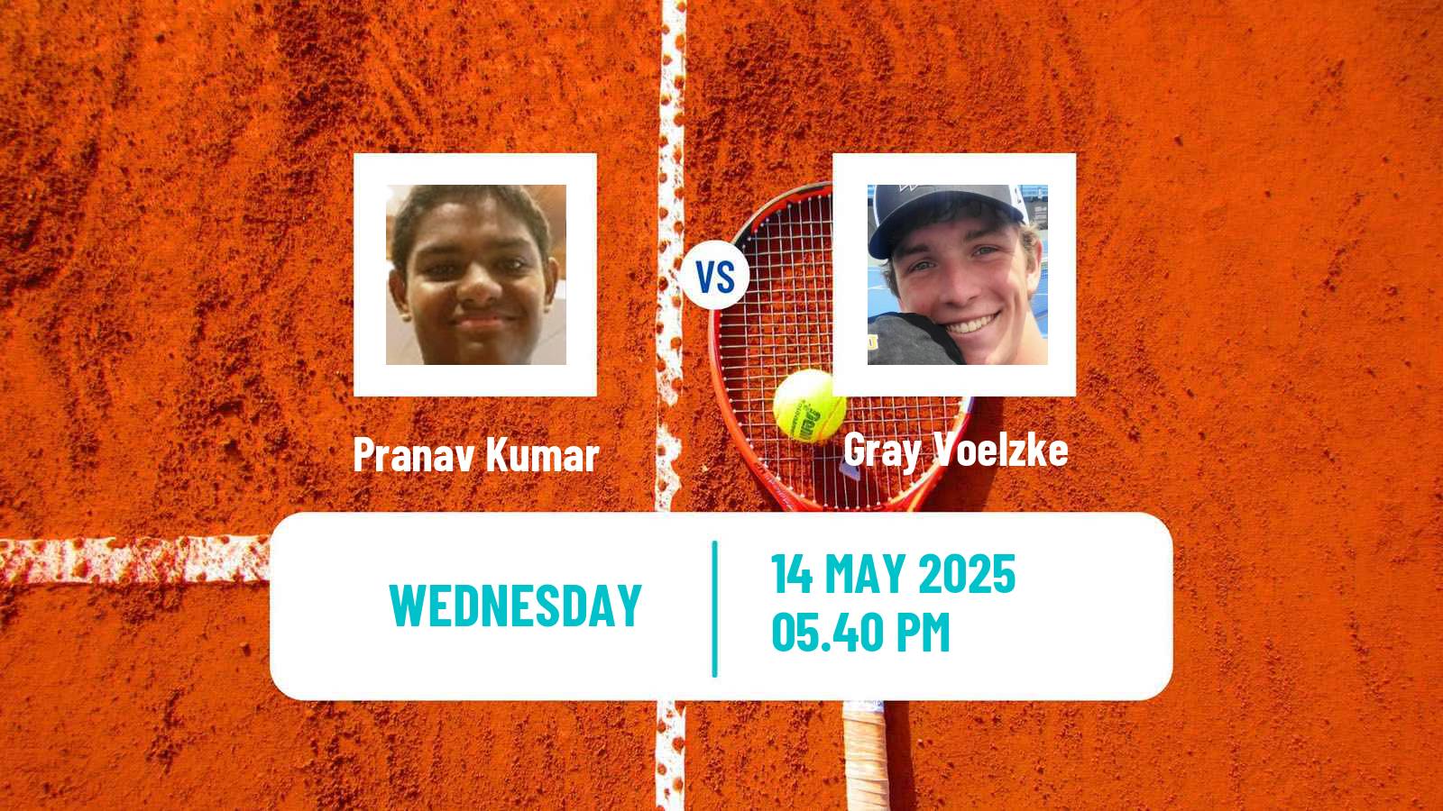 Tennis ITF M25 Xalapa Men Pranav Kumar - Gray Voelzke