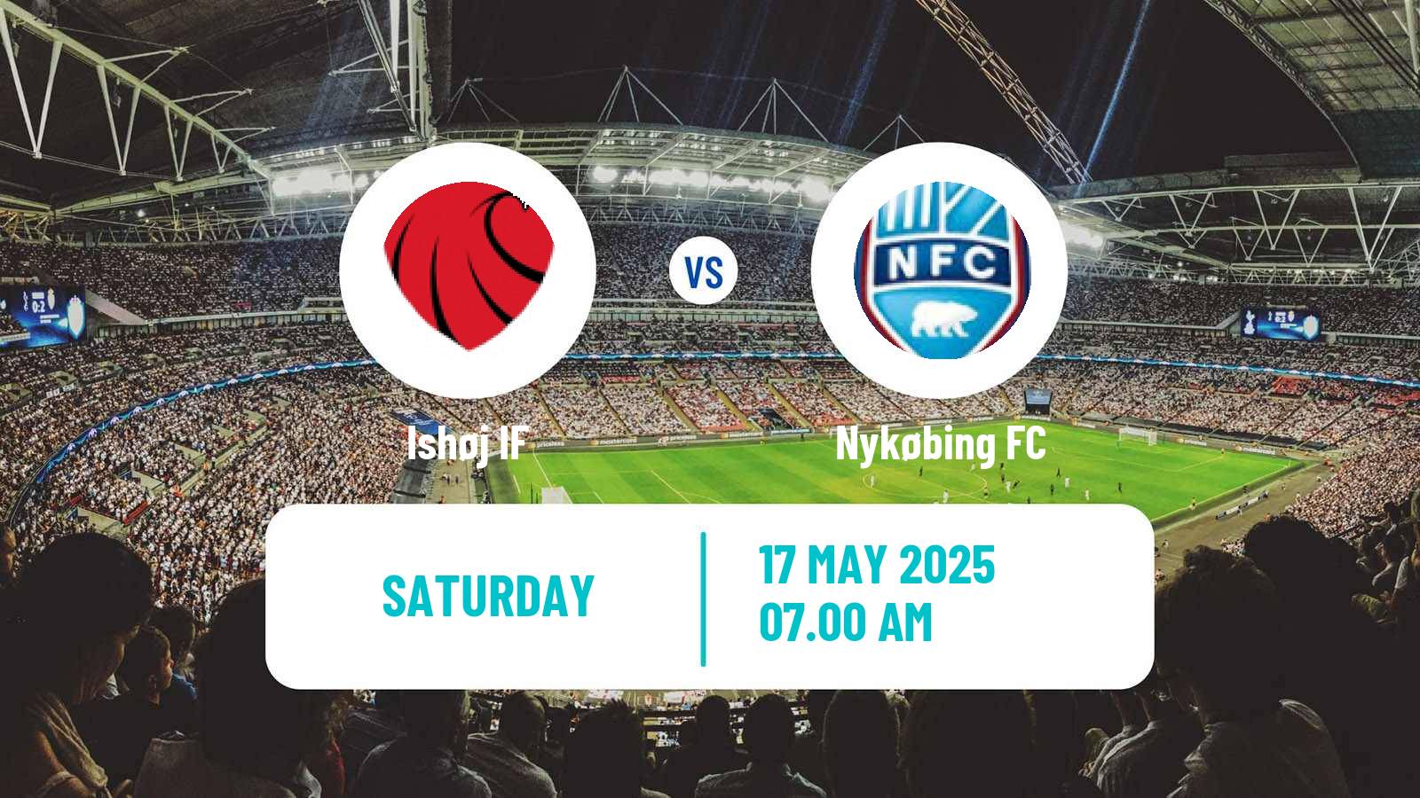 Soccer Danish 2 Division Ishøj IF - Nykøbing