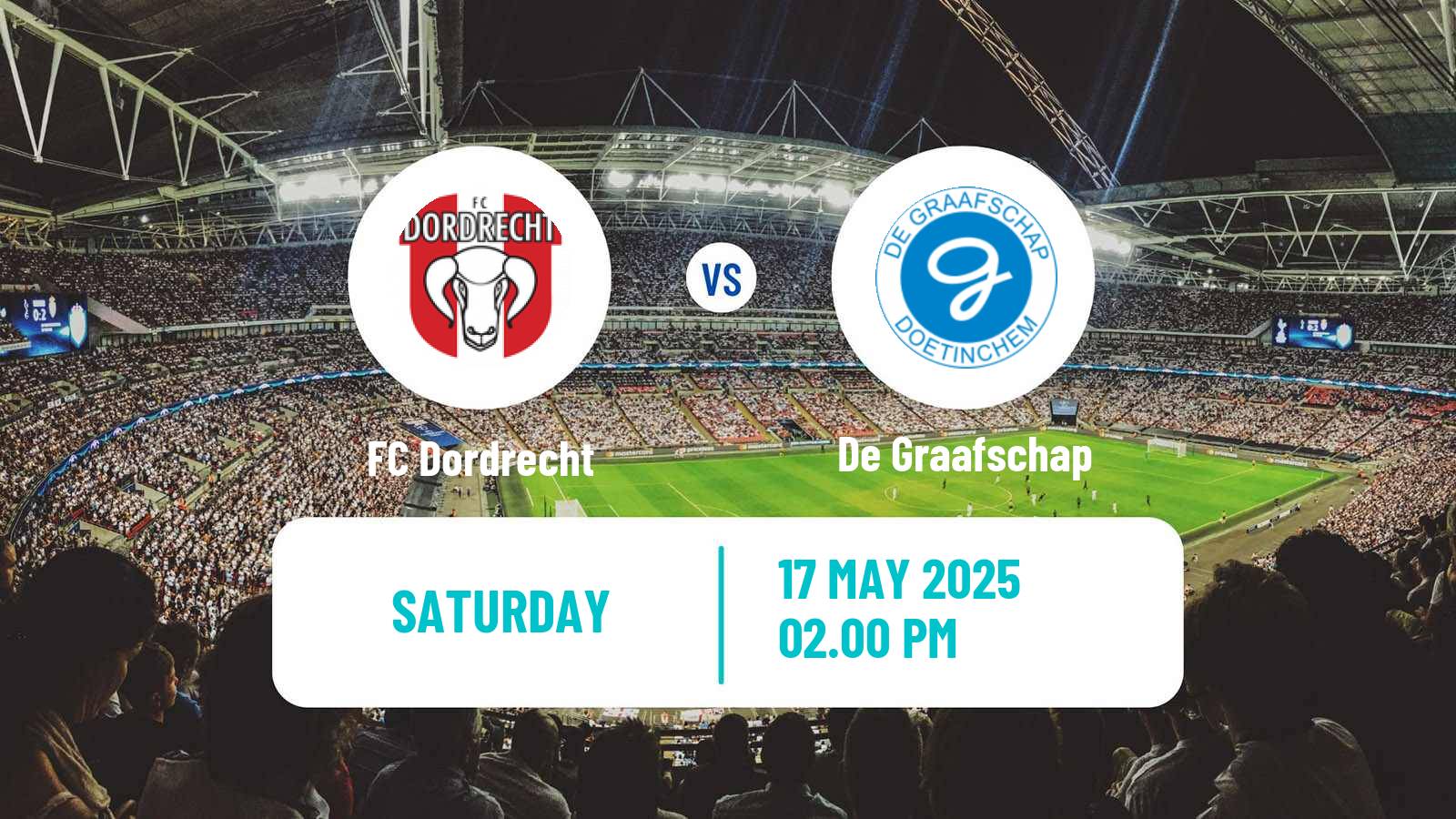 Football Dutch Eredivisie Dordrecht - De Graafschap