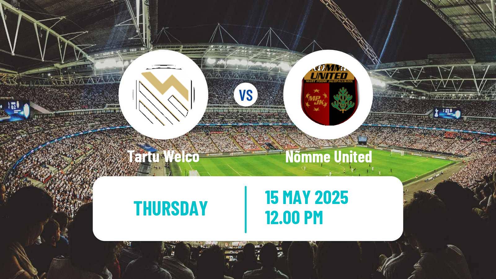 Soccer Estonian Esiliiga Tartu Welco - Nõmme United