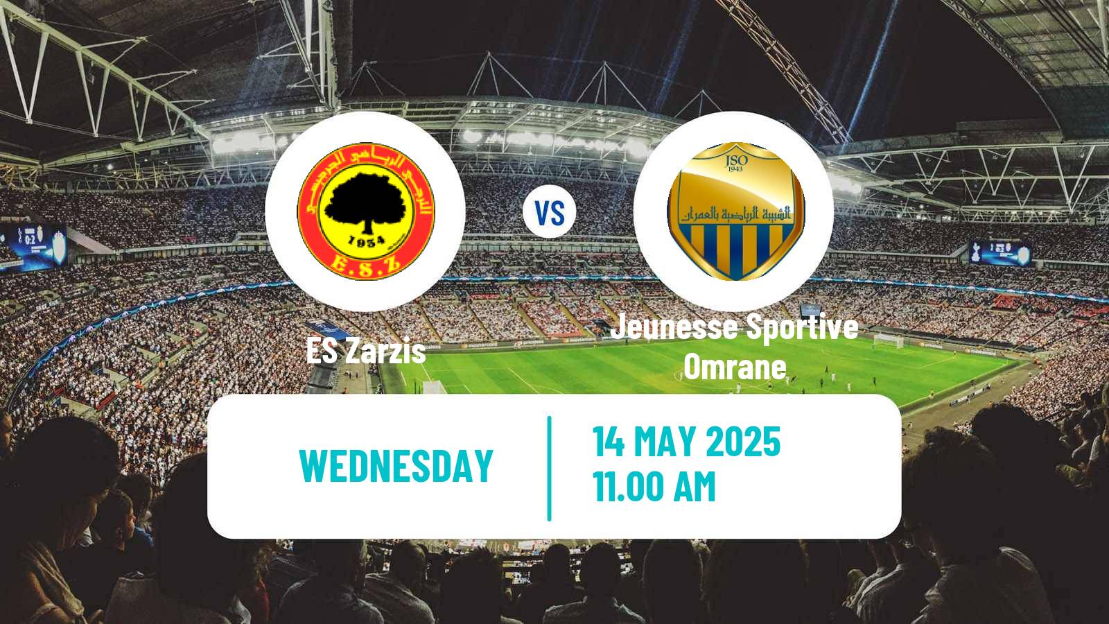 Soccer Tunisian Ligue Professionnelle 1 Zarzis - Jeunesse Sportive Omrane