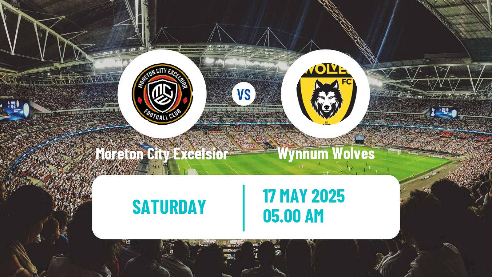 Soccer Australian NPL Queensland Moreton City Excelsior - Wynnum Wolves