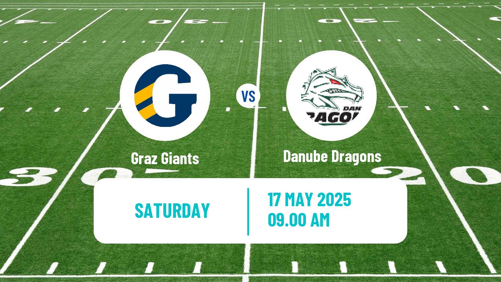 American football Austrian Football League Graz Giants - Danube Dragons