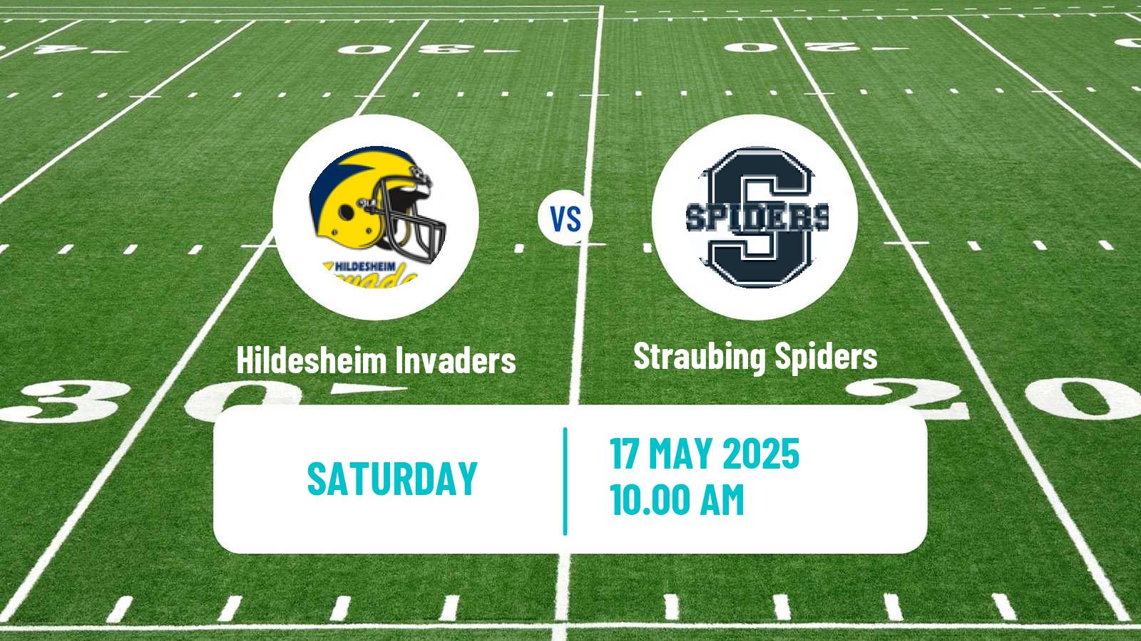 American football German GFL Hildesheim Invaders - Straubing Spiders