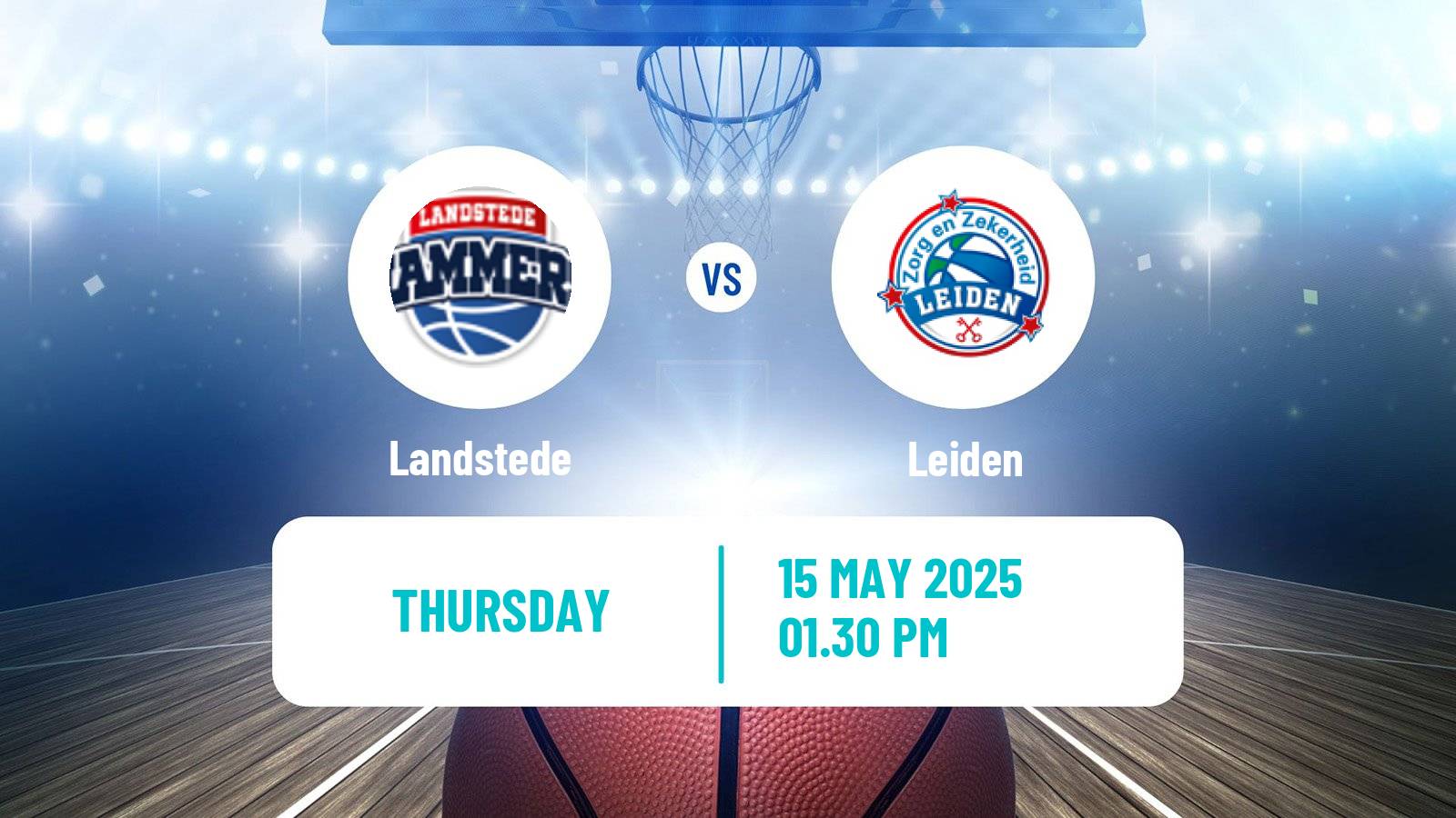 Basketball Dutch DBL Landstede - Leiden