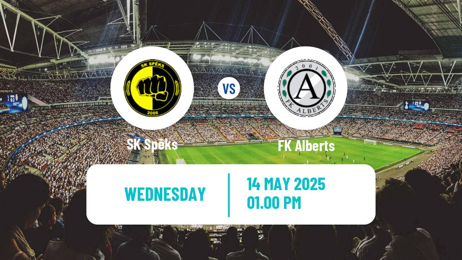 Soccer Latvian Cup Spēks - Alberts
