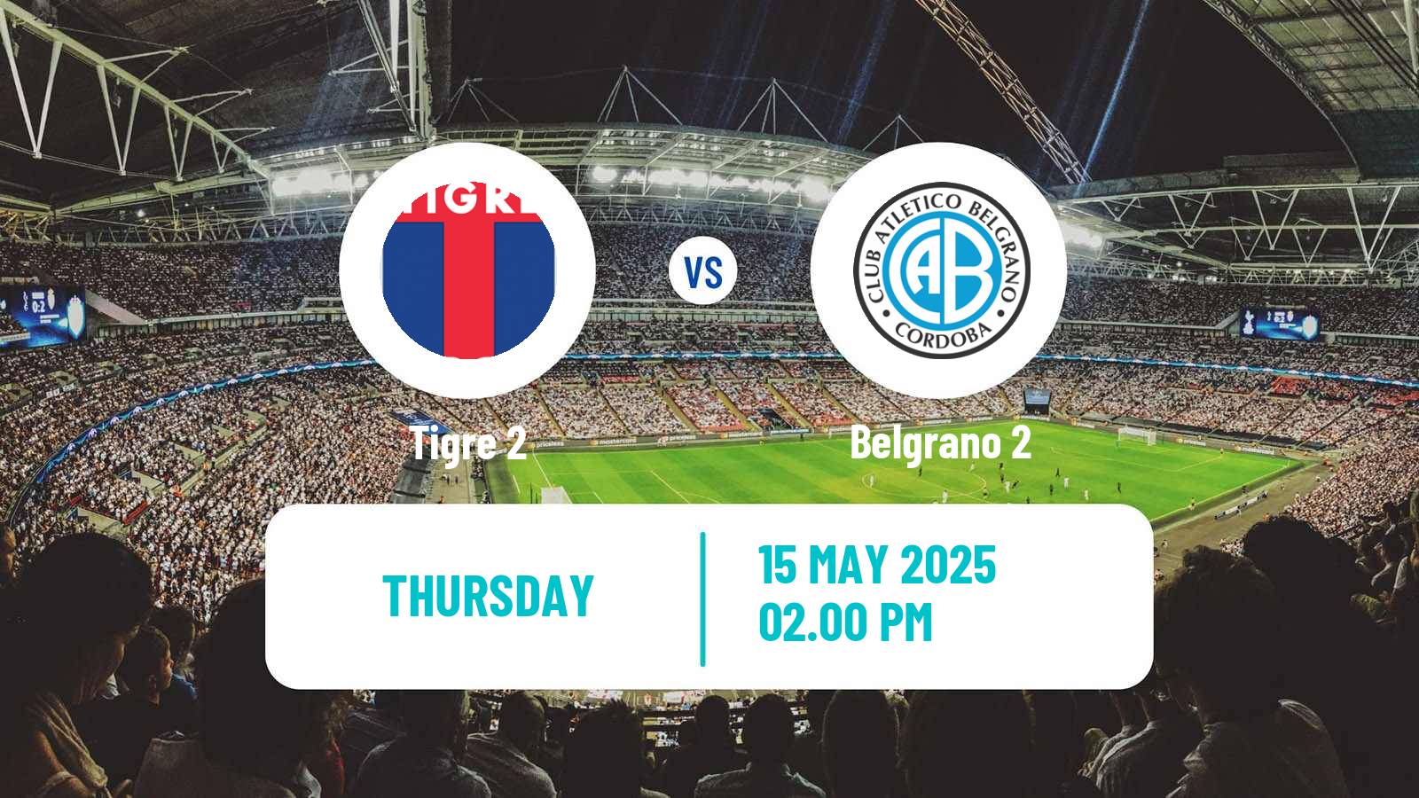 Soccer Argentinian Reserve League Tigre 2 - Belgrano 2