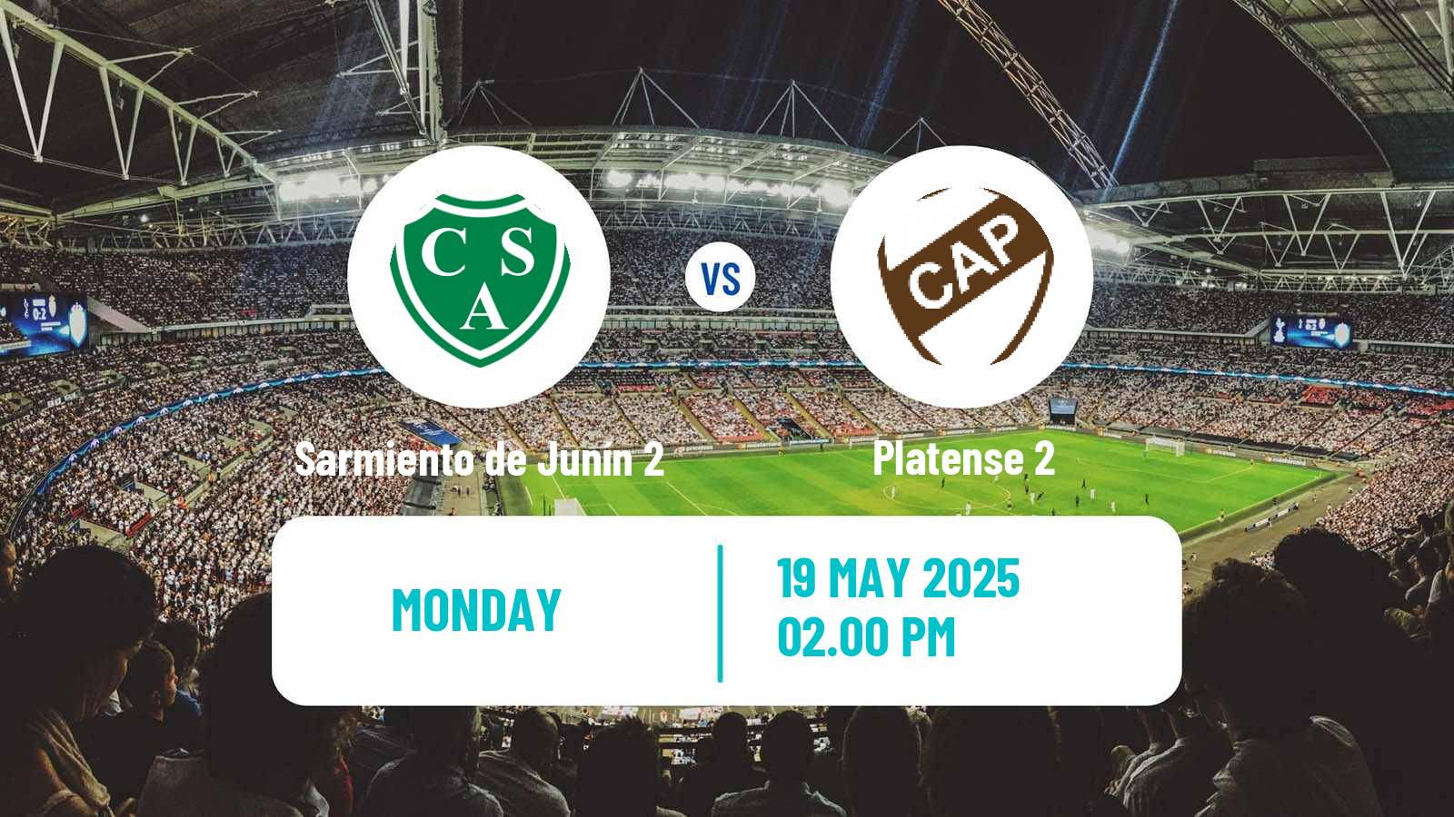 Soccer Argentinian Reserve League Sarmiento de Junín 2 - Platense 2