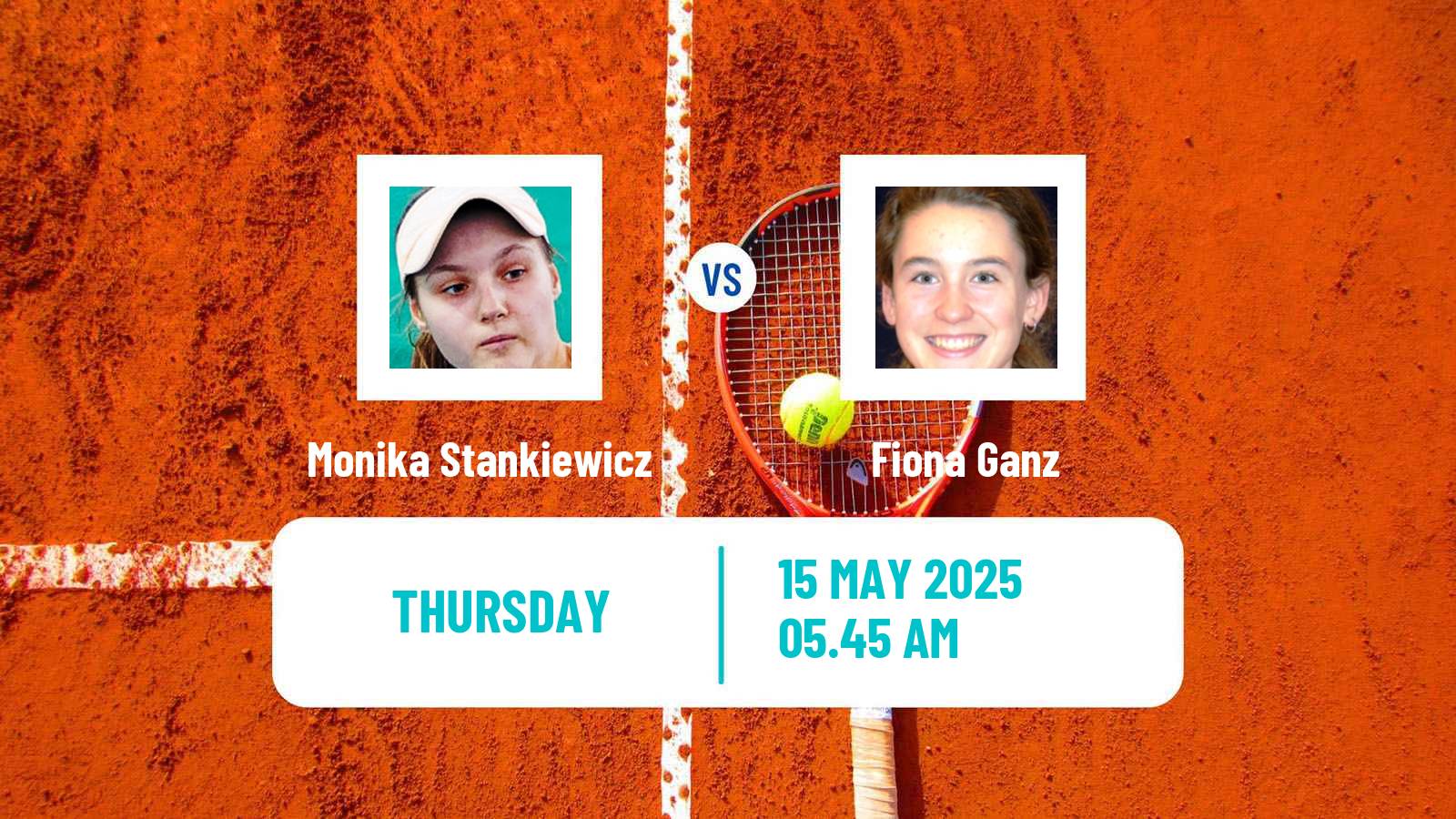 Tennis ITF W15 Bucharest 3 Women Monika Stankiewicz - Fiona Ganz