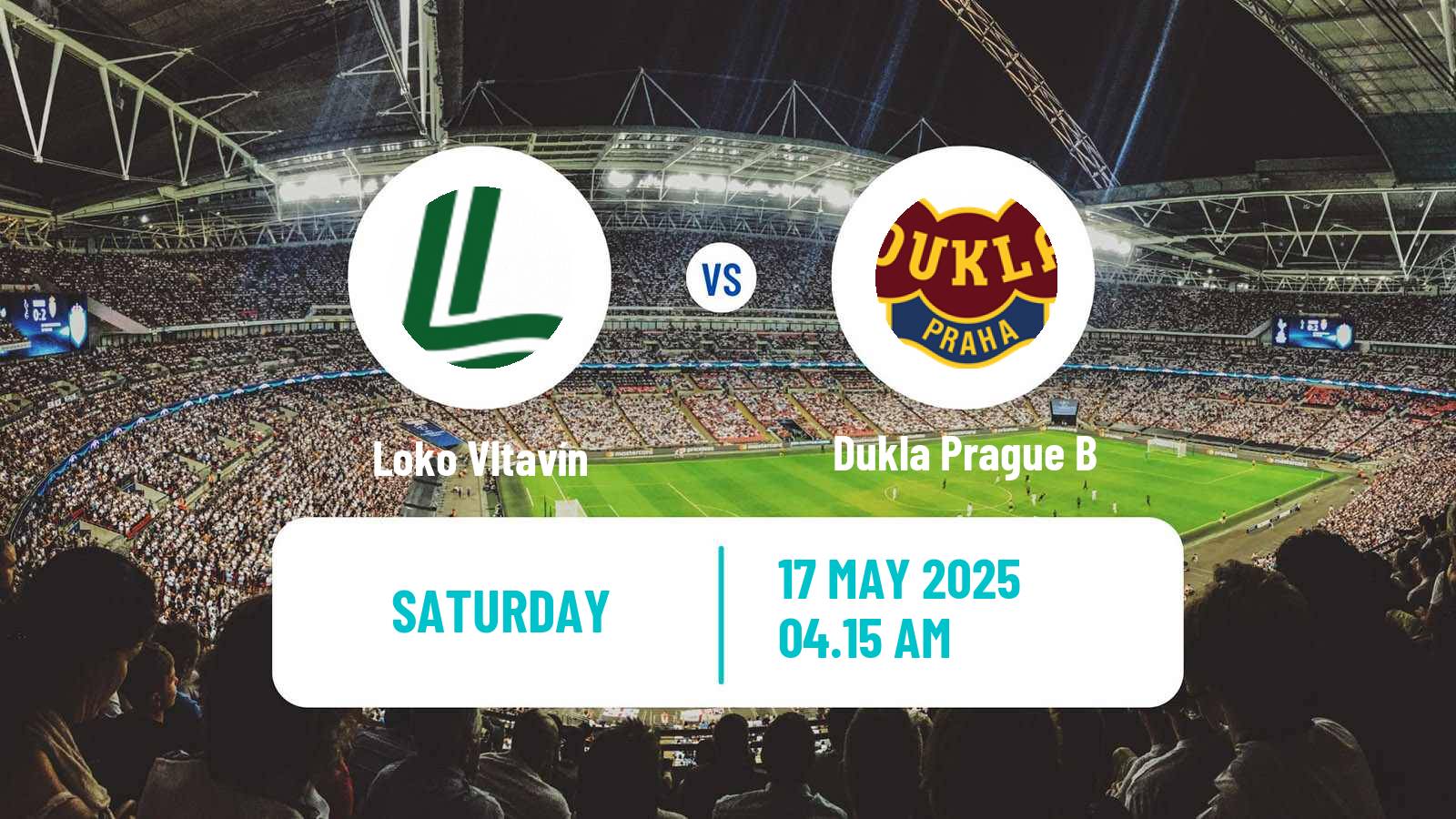 Soccer Czech CFL Group A Loko Vltavín - Dukla Prague B