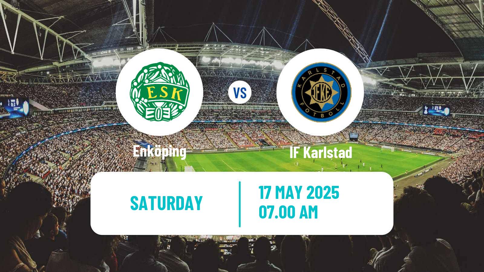 Soccer Swedish Division 1 Norra Enköping - Karlstad
