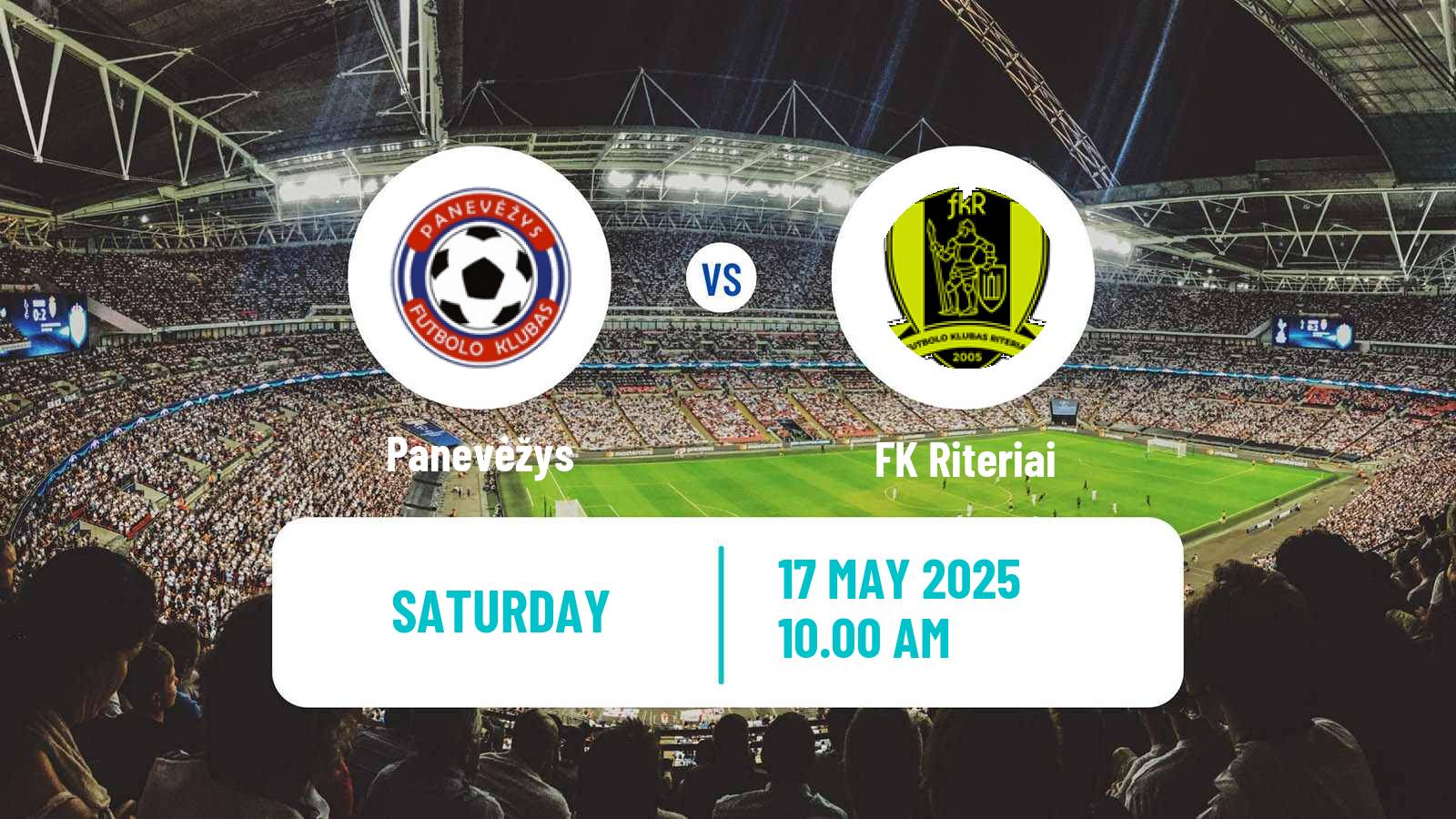 Soccer Lithuanian A Lyga Panevėžys - Riteriai