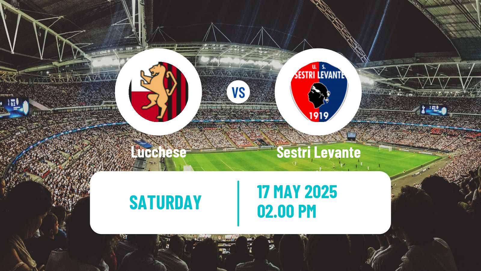 Soccer Italian Serie C Group A Lucchese - Sestri Levante