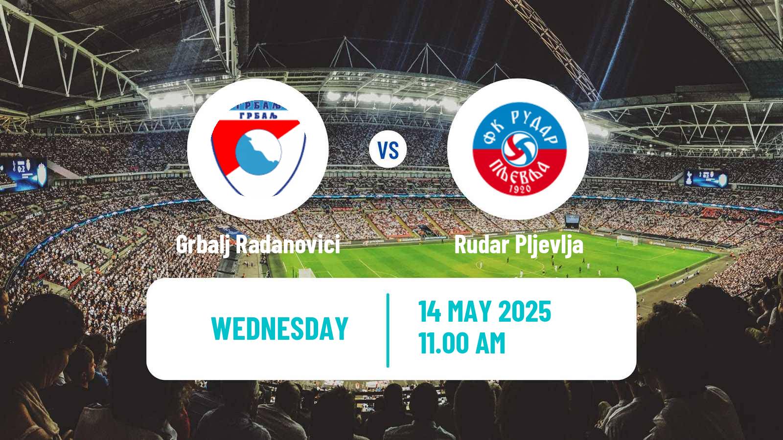 Soccer Montenegrin Druga Liga Grbalj Radanovici - Rudar Pljevlja