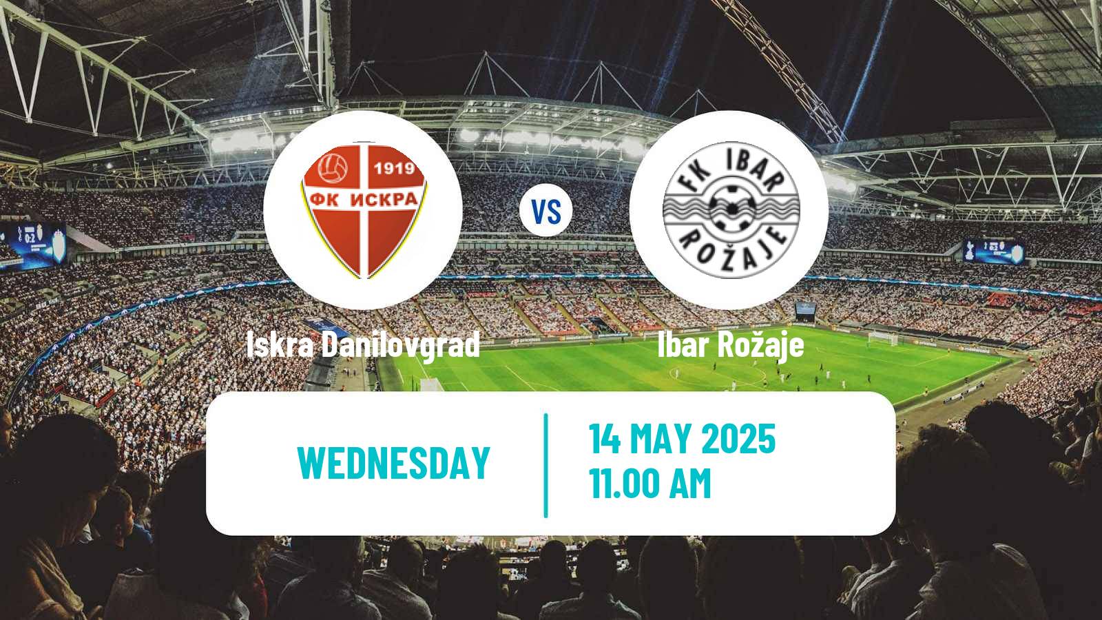 Soccer Montenegrin Druga Liga Iskra Danilovgrad - Ibar Rožaje