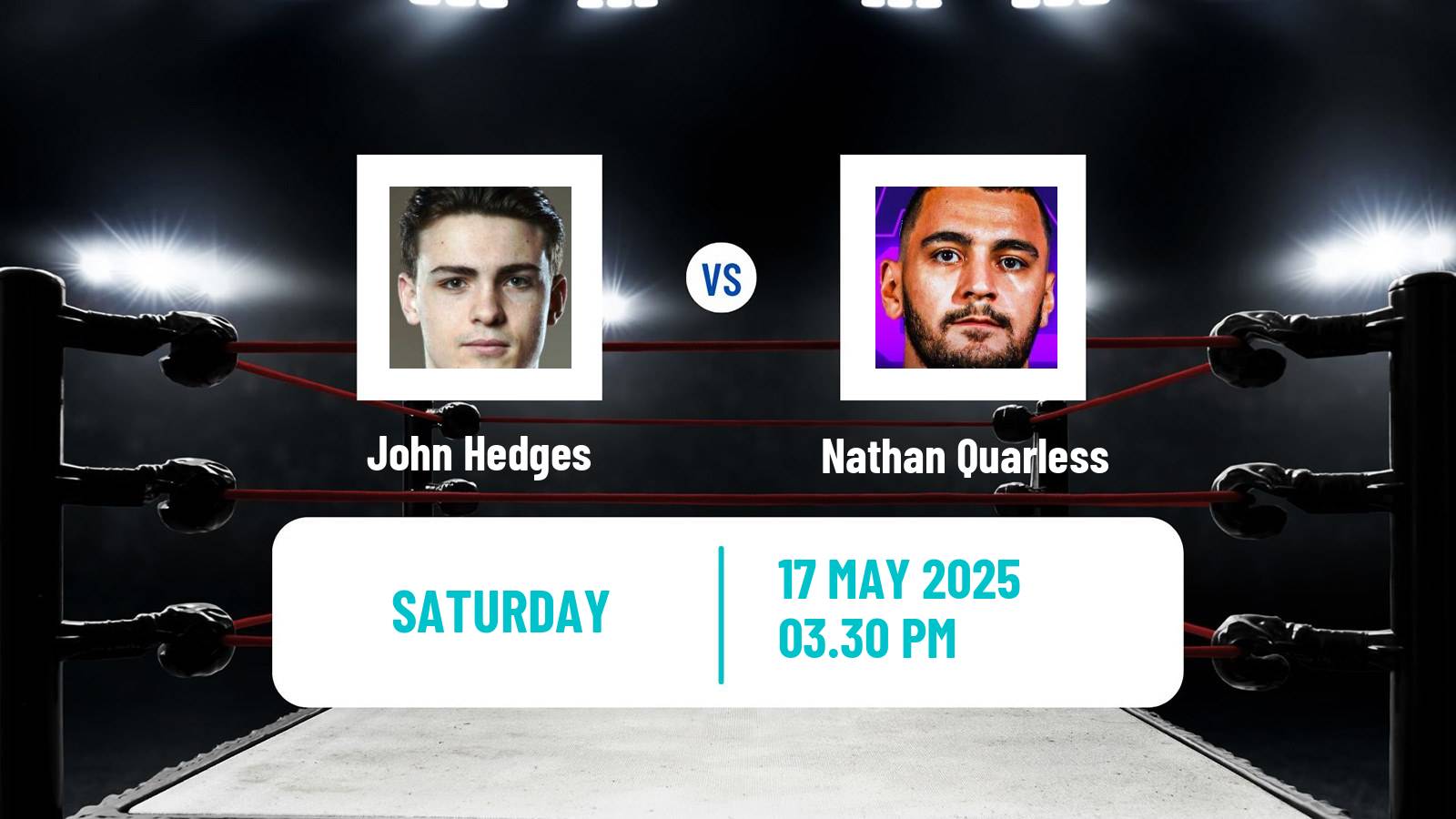 Boxing Cruiserweight Others Matches Men John Hedges - Nathan Quarless