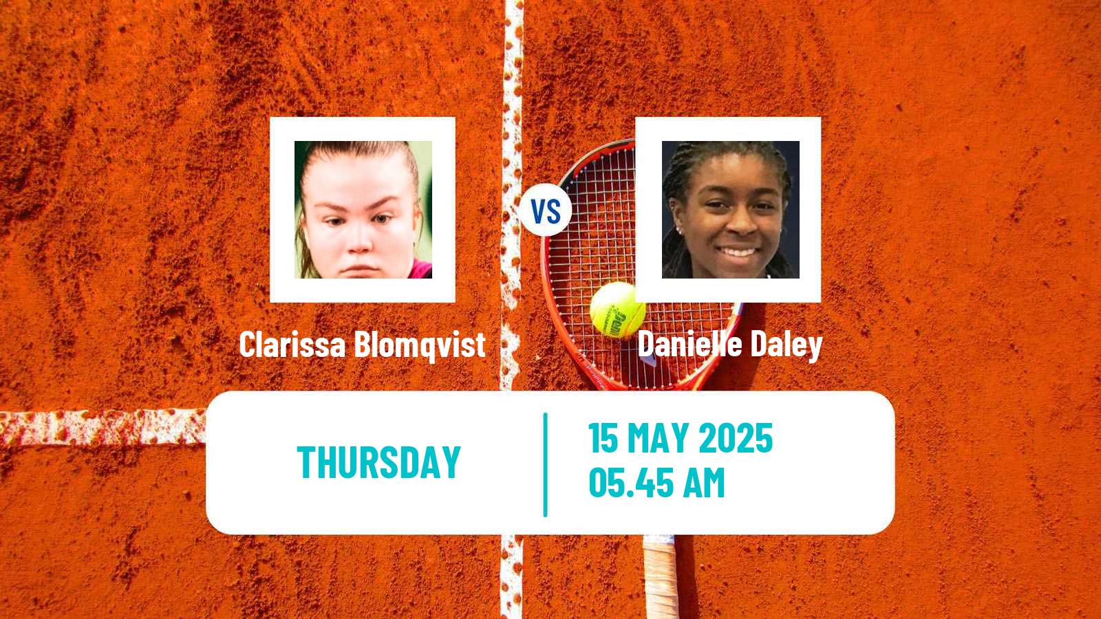 Tennis ITF W15 Kotka Women Clarissa Blomqvist - Danielle Daley