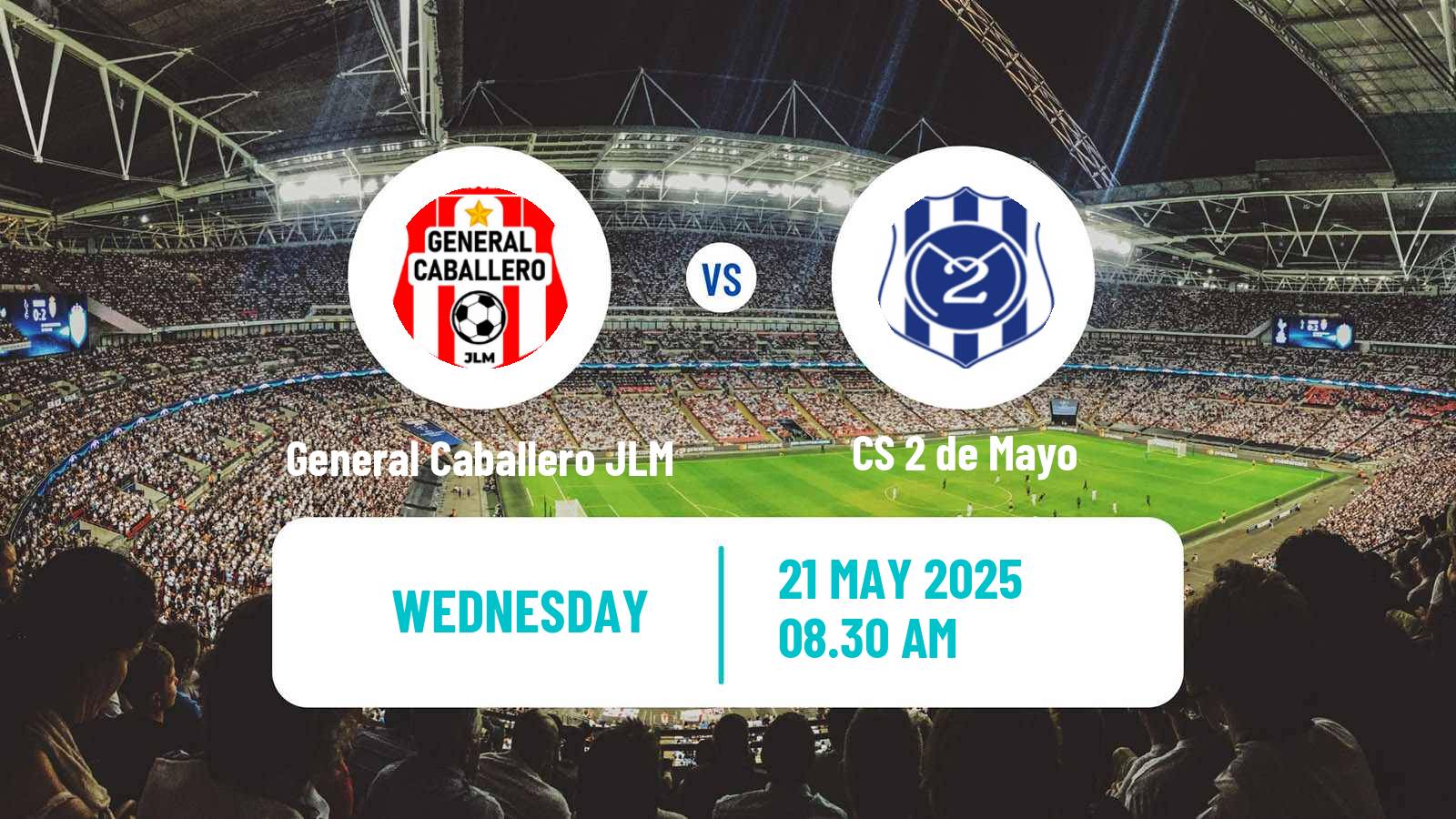 Soccer Paraguayan Primera Division General Caballero JLM - 2 de Mayo