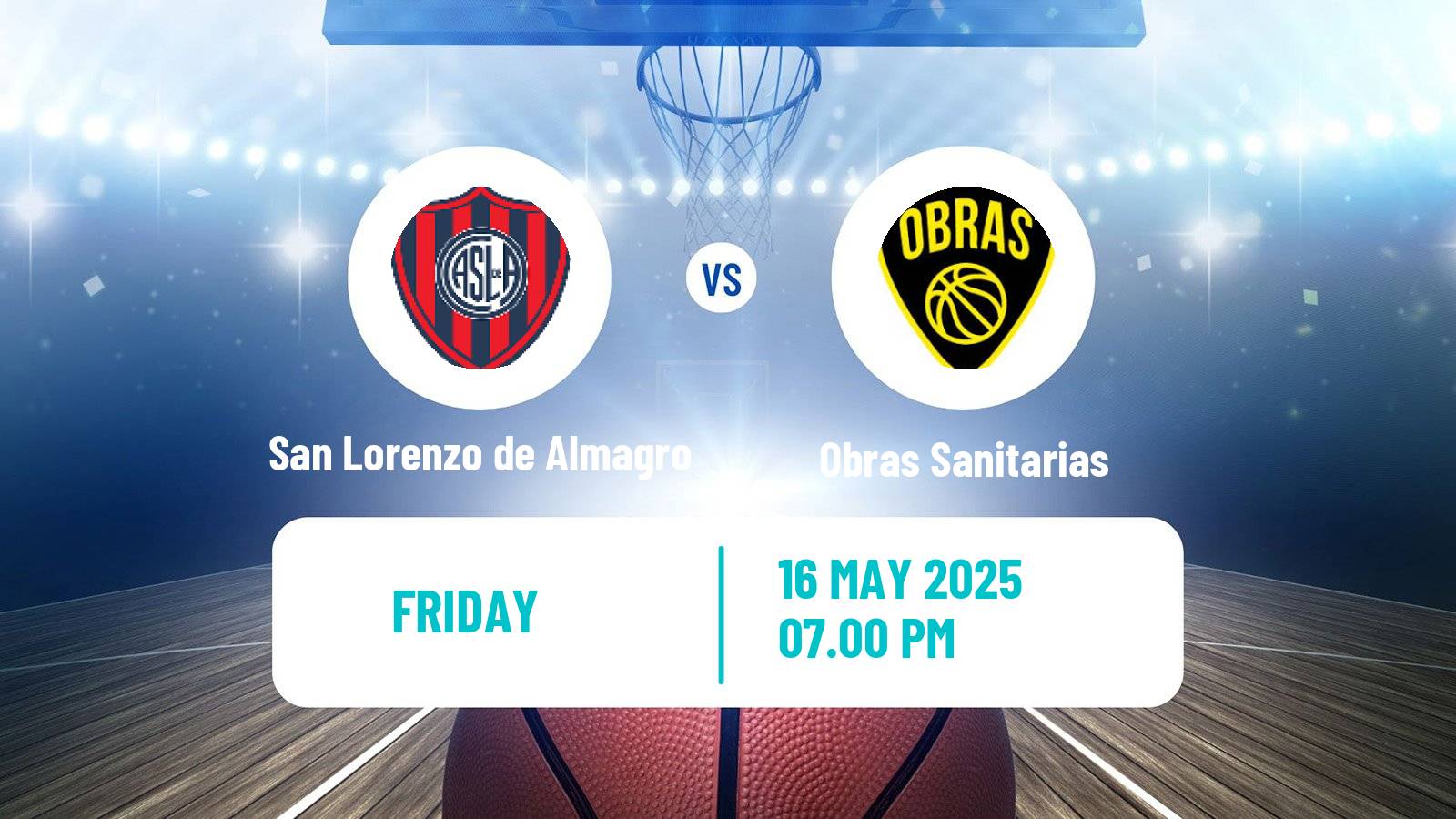 Basketball Argentinian LNB San Lorenzo de Almagro - Obras Sanitarias
