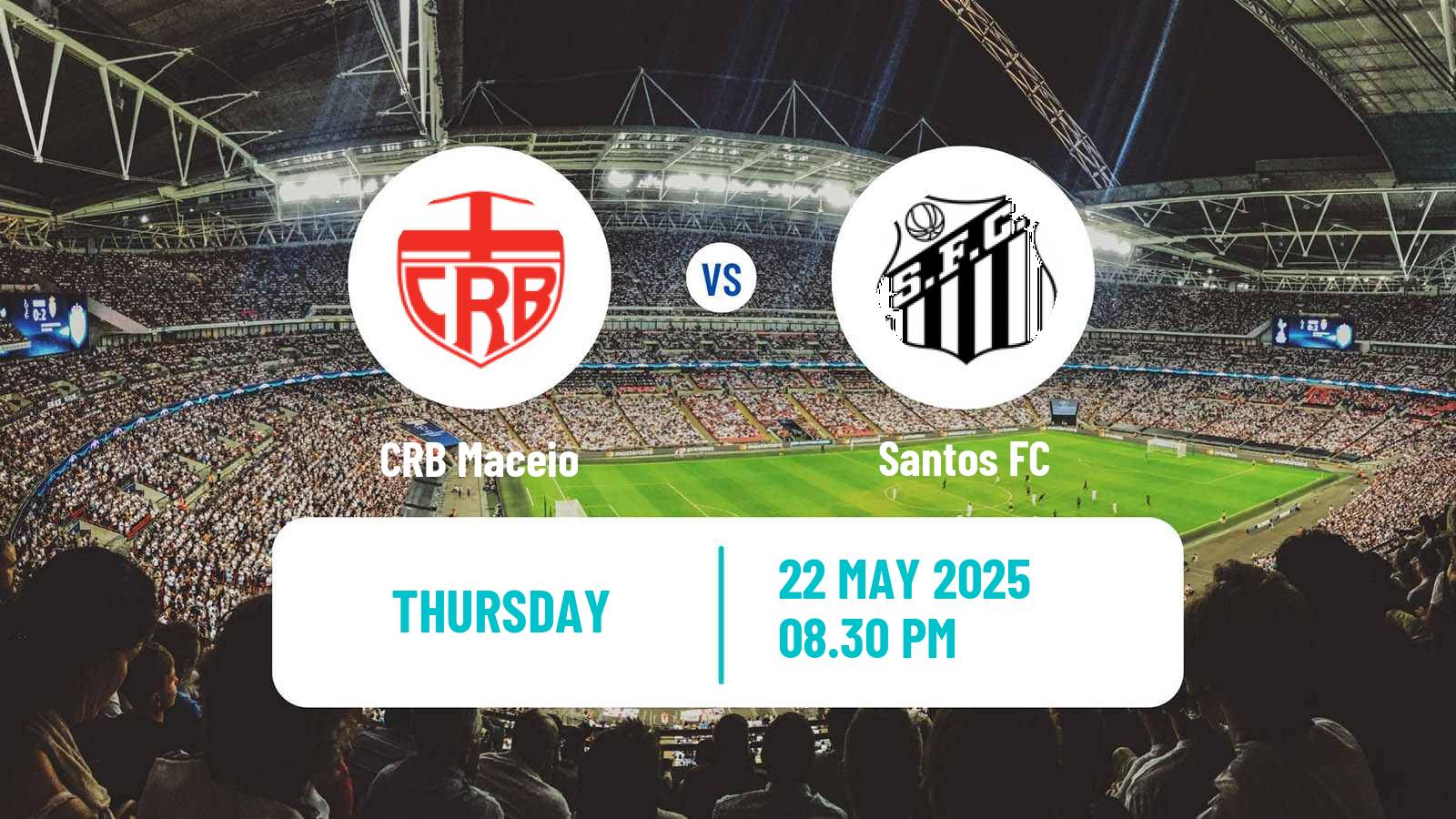 Football Copa do Brasil CRB Maceio - Santos