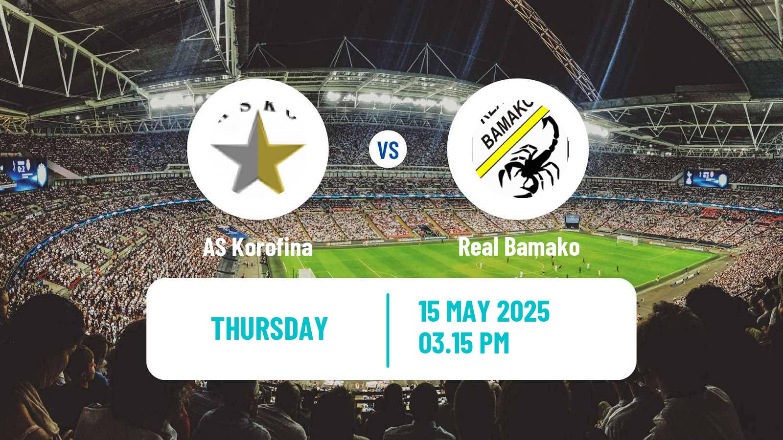 Soccer Malian Première Division Korofina - Real Bamako