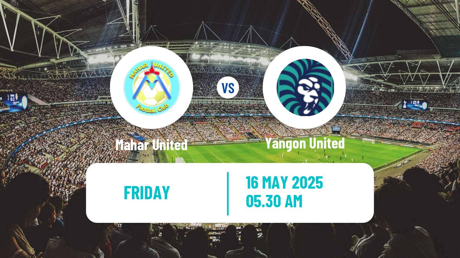 Soccer Myanmar MNL League Cup Mahar United - Yangon United