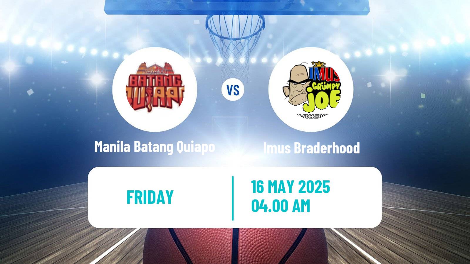 Basketball Philippines MBPL  Manila Batang Quiapo - Imus Braderhood