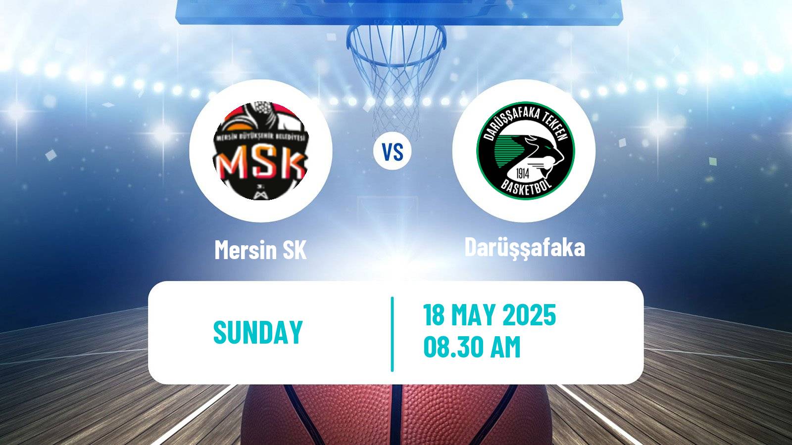 Basketball Turkish Basketball Super Ligi Mersin SK - Darüşşafaka