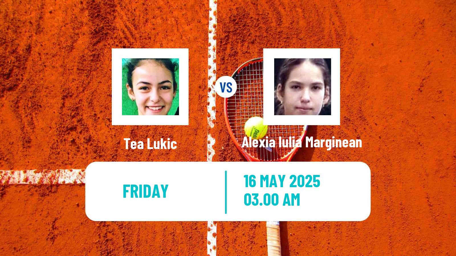 Tennis ITF W15 Bucharest 3 Women Tea Lukic - Alexia Iulia Marginean