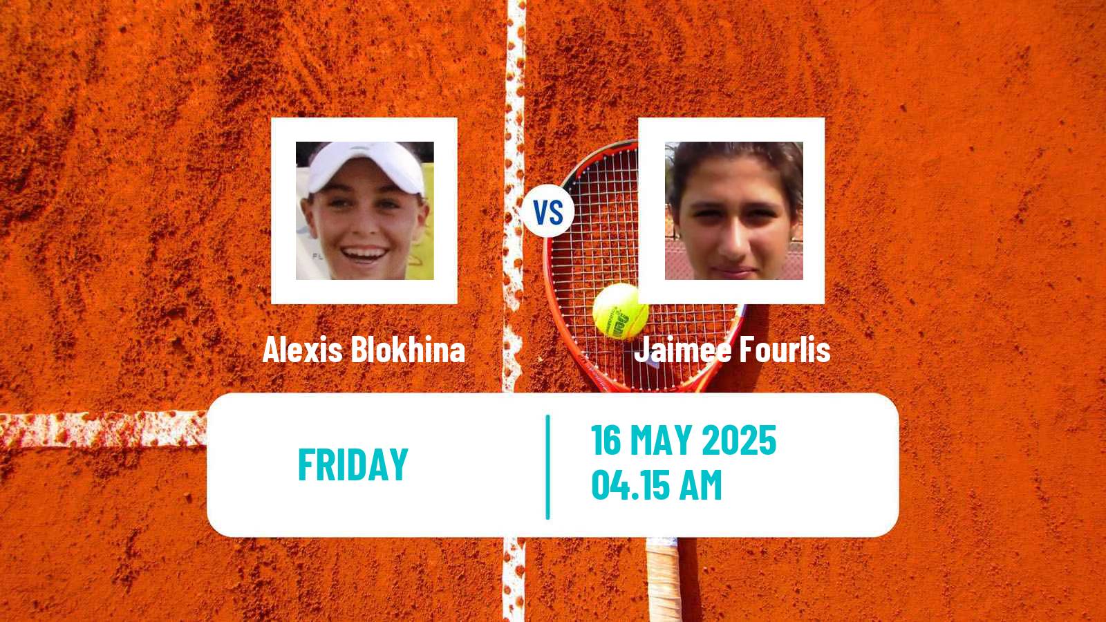 Tennis ITF W35 Bastad Women Alexis Blokhina - Jaimee Fourlis