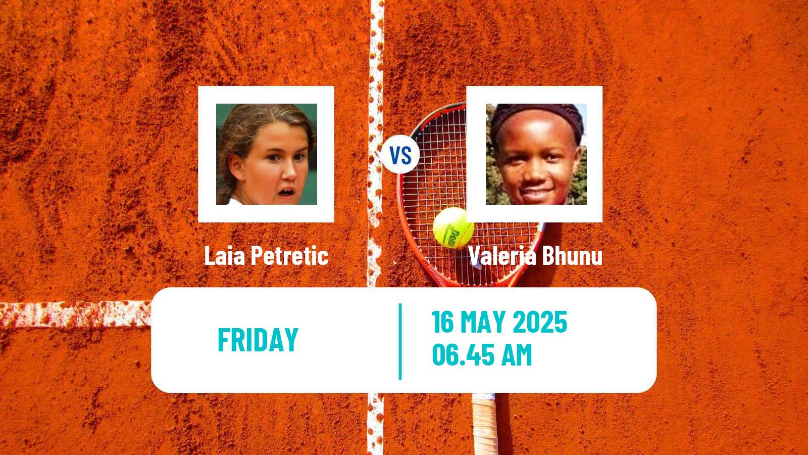 Tennis ITF W15 Monastir 19 Women Laia Petretic - Valeria Bhunu