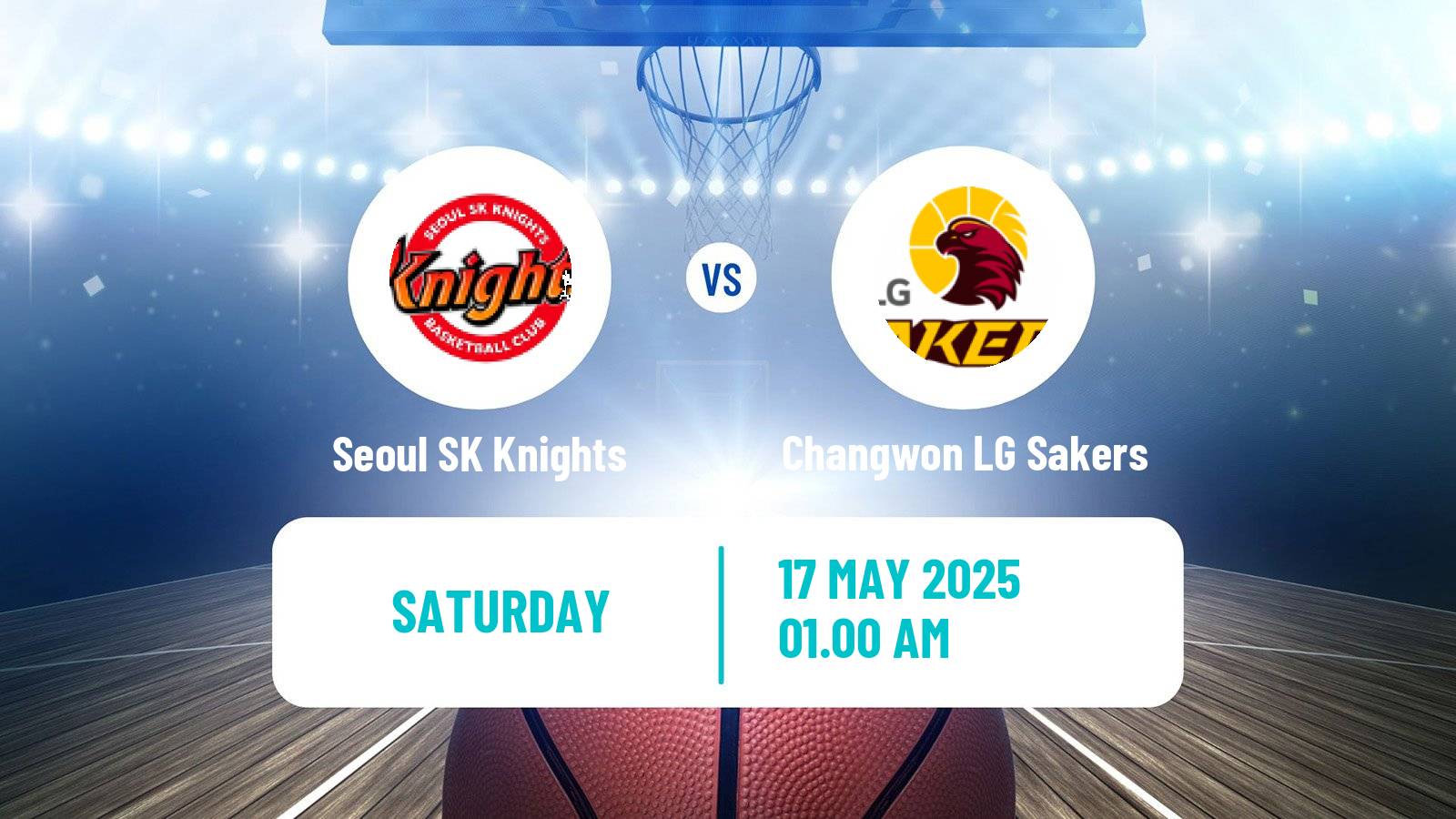 Basketball KBL Seoul SK Knights - Changwon LG Sakers