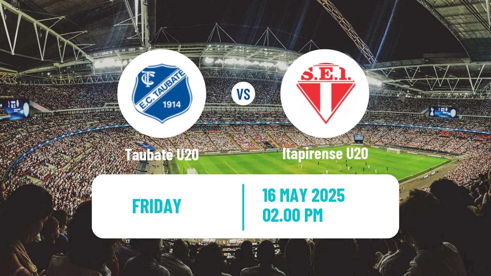 Soccer Brazilian Paulista U20 Taubaté U20 - Itapirense U20