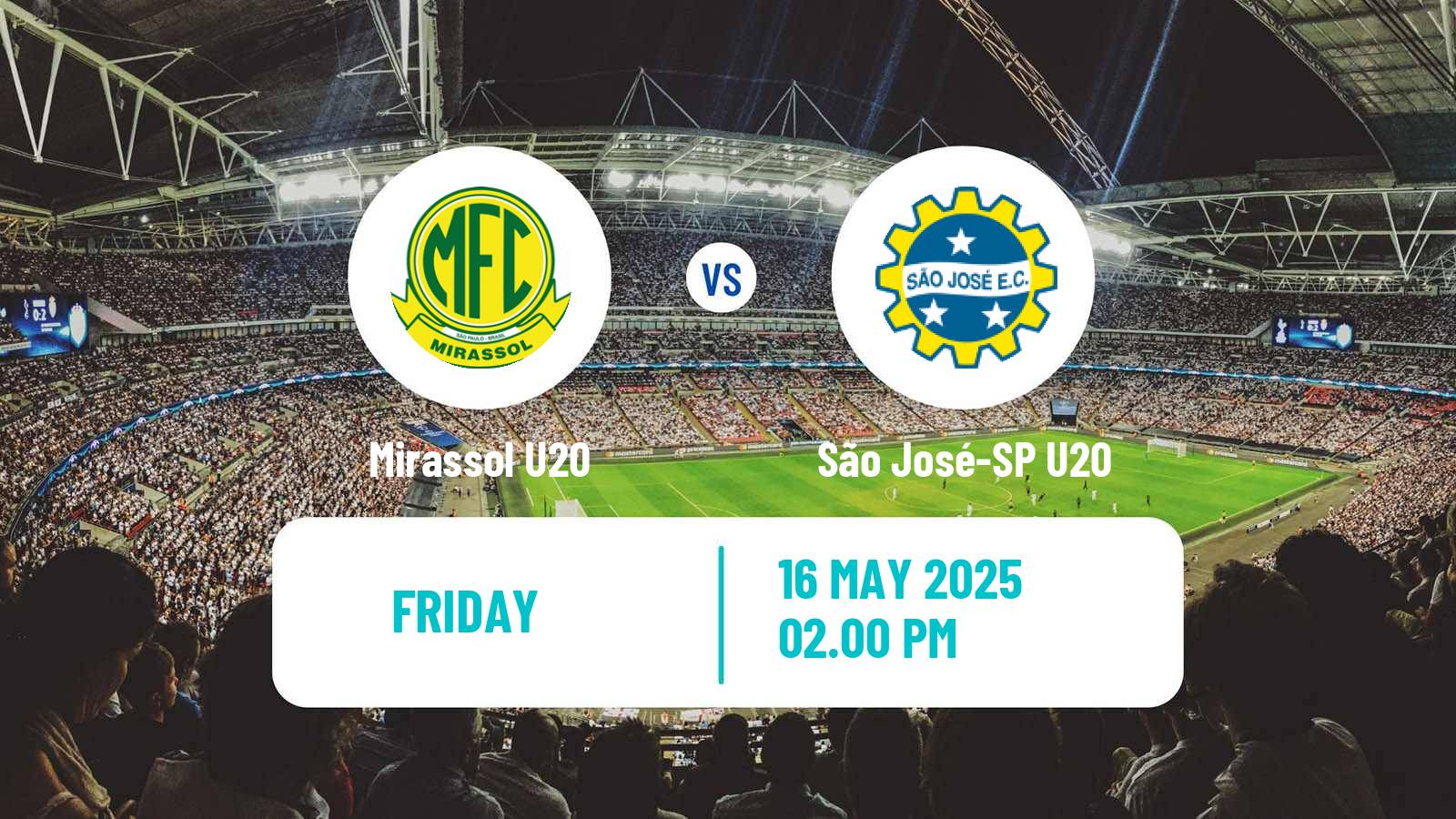 Soccer Brazilian Paulista U20 Mirassol U20 - São José-SP U20