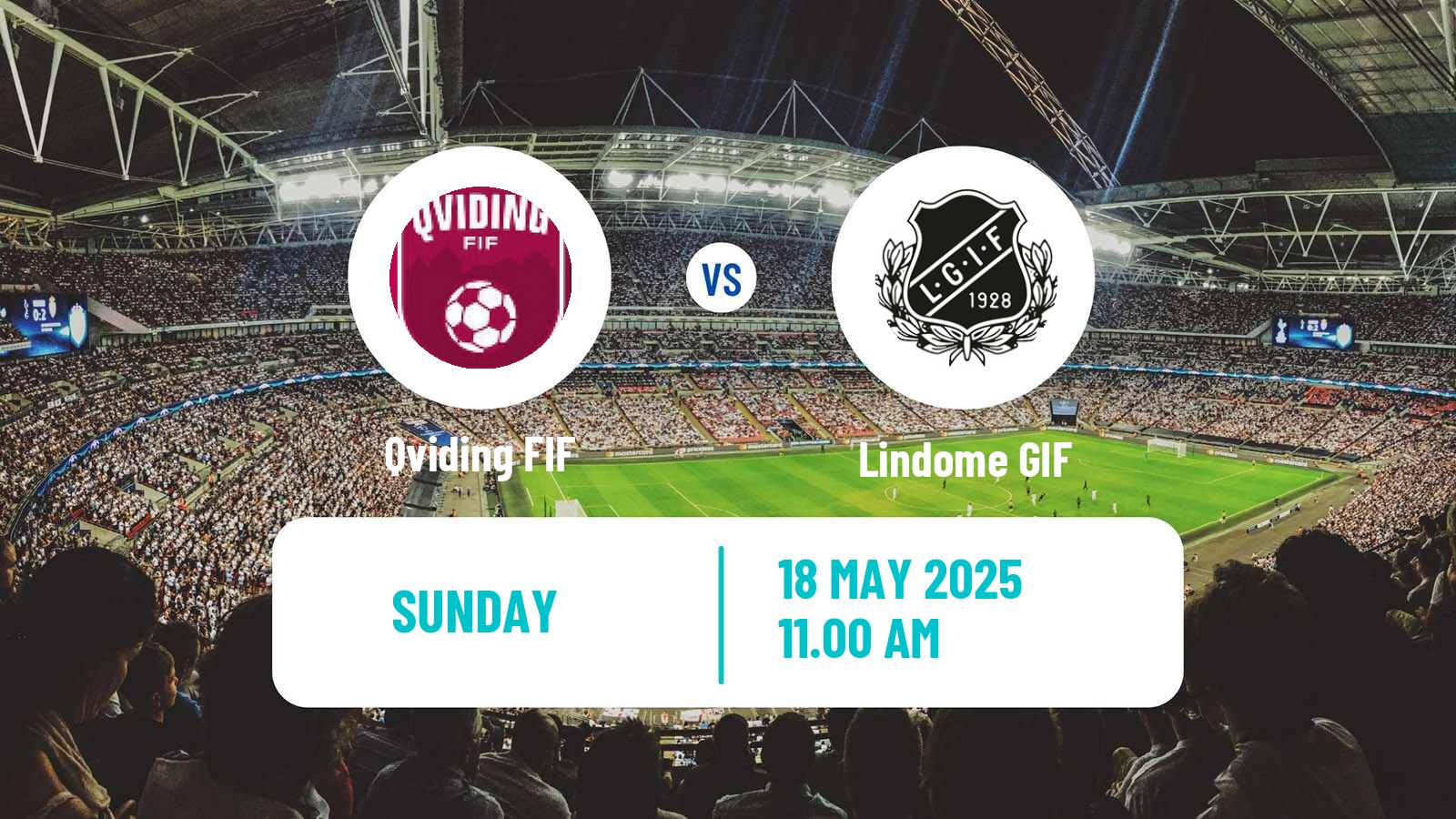 Soccer Swedish Division 2 - Västra Götaland Qviding - Lindome