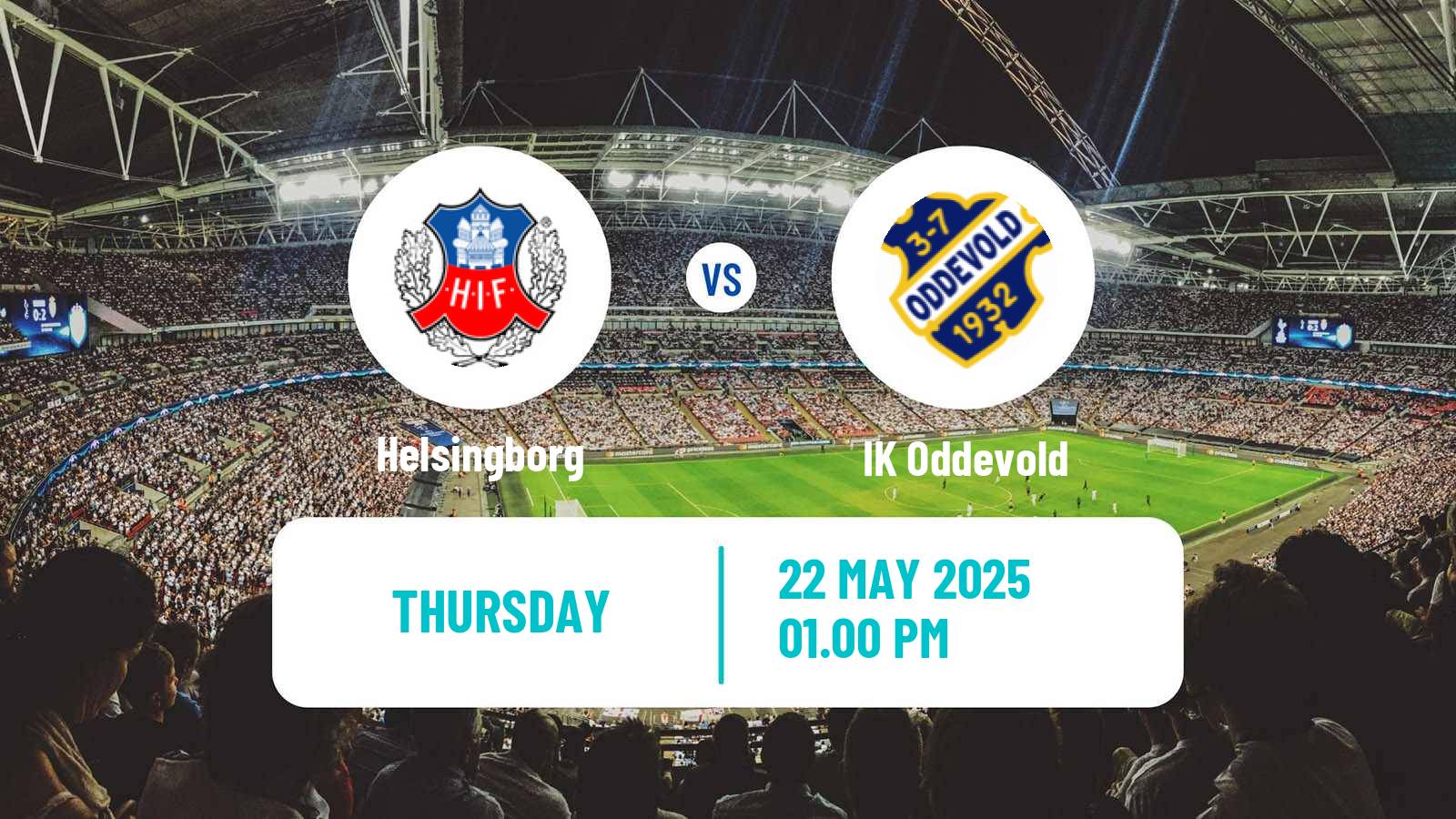 Soccer Swedish Superettan Helsingborg - Oddevold