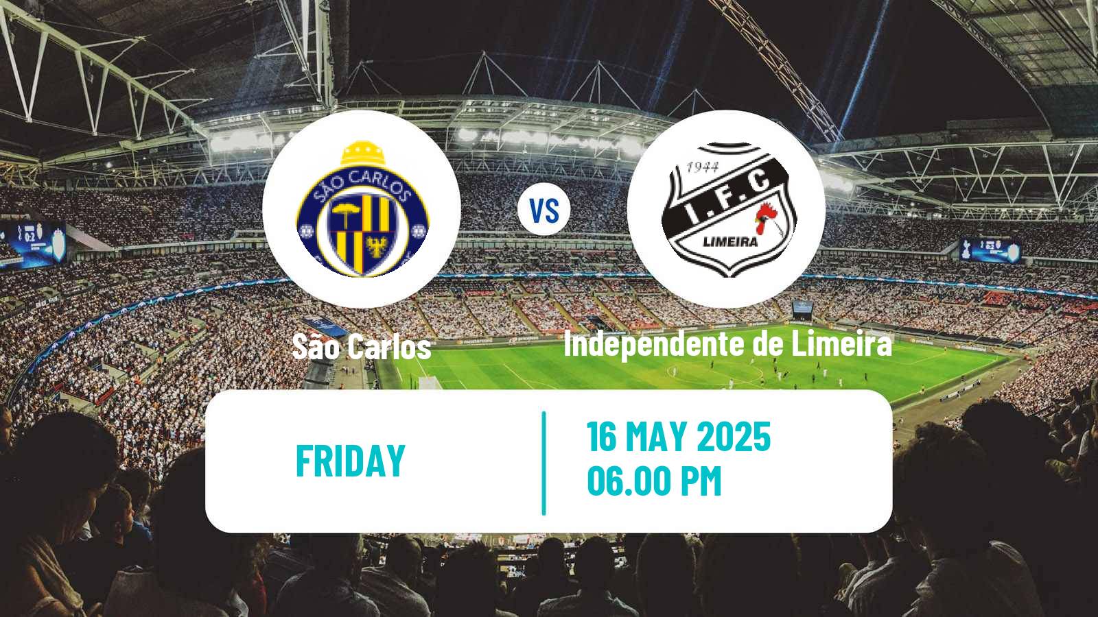 Football Brazilian Paulista B São Carlos - Independente de Limeira